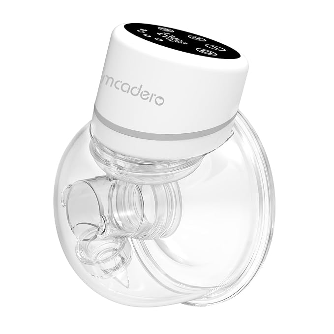 M6 Electric Breast Pump, 4 Mode & 12 Levels, LED Display, Wearable Hands-Free by mcadero
