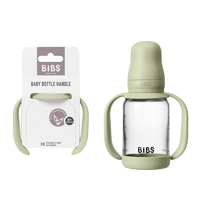 Bibs | Baby Bottle Handle | Easy & Comfortable Grip | Non-Slip Surface | by BIBS