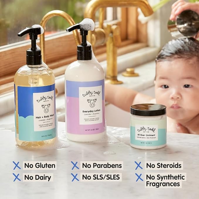 TUBBY TODD 3-Step Baby Bath & Skincare Routine - Image 2