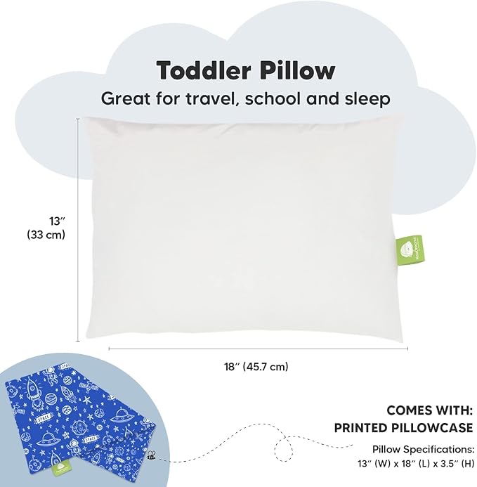 Toddler Pillow with Pillowcase - Image 3