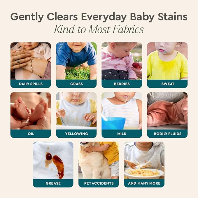 Puracy Stain Remover for Baby Clothes and Cloth Diapers, Newborn Baby - Image 6
