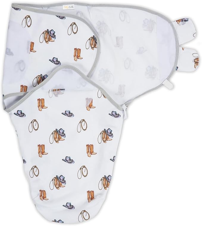 LollyBanks 100% Organic Cotton Baby Boy Essentials Swaddles 3-6 Months by LollyBanks