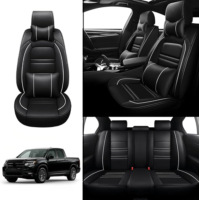 Car Seat Covers for Honda Ridgeline 2006-2025 | 5-Seats Seat Covers, Waterproof - Image 2