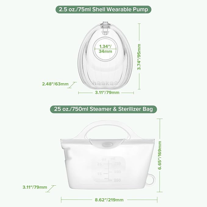 haakaa Wearable Silicone Breast Pump - Image 8