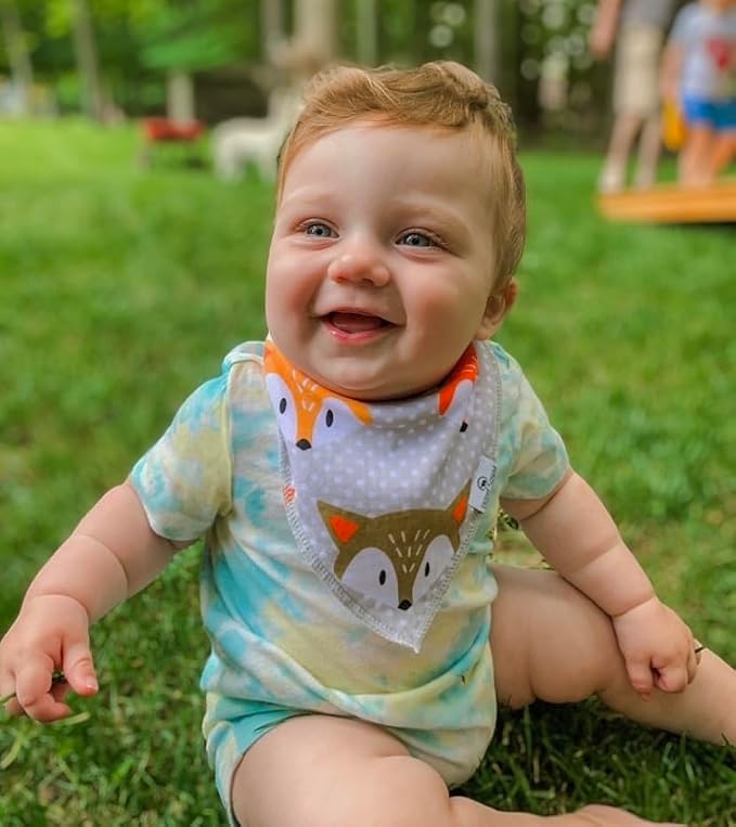 DiaperSquad's Baby Bibs for Drooling and Teething, Bibs for Boys, Baby Girl - Image 5