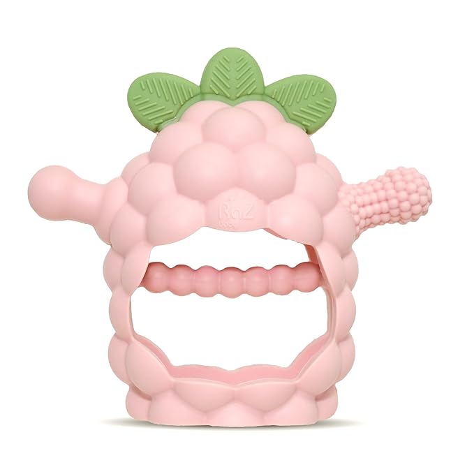 RaZbaby RaZberry Grip Silicone Teether Toy by RaZbaby