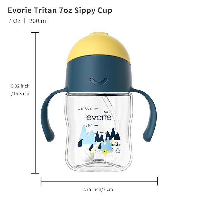 Evorie Tritan Weighted Straw Sippy Cup - Image 8