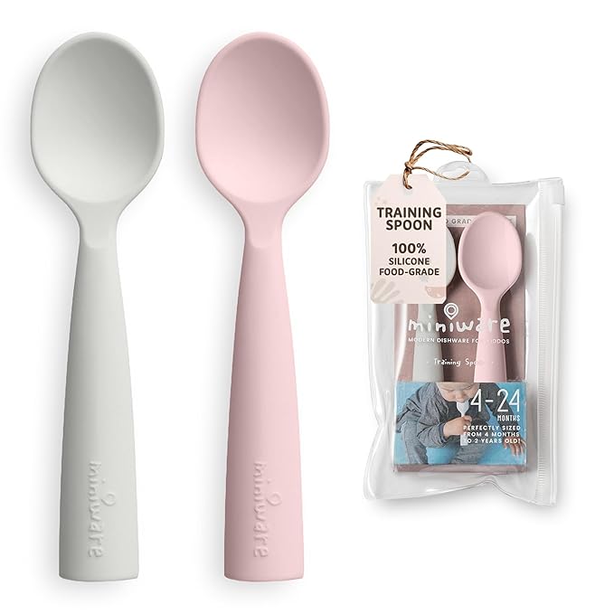 Miniware Silicone Baby Spoon for Training by Miniware