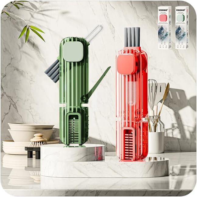 2Pcs 4 in 1 Cup Lid Gap Cleaning Brush Set, Kitchen Gadgets by VIDONIO