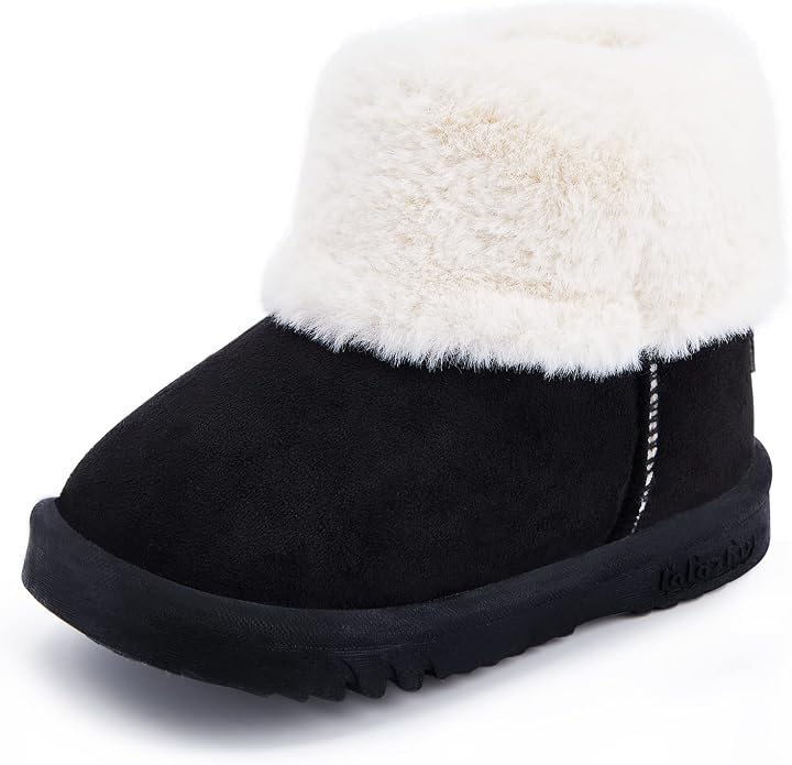BMCiTYBM Girls Boys Snow Boots Warm Winter Fur Lined Baby Shoes - Image 5