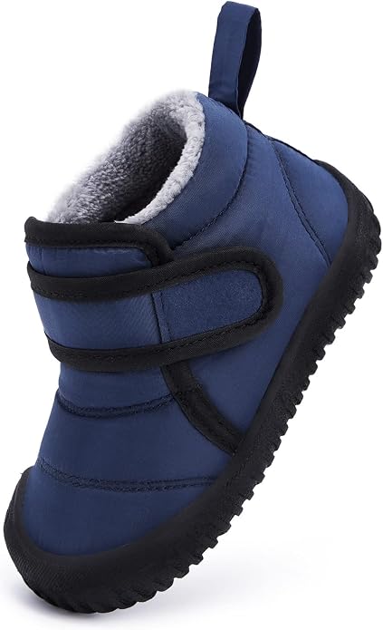 BMCiTYBM Toddler Baby Snow Boots Winter Shoes Boys Girls Cold Weather Baby Faux - Image 6