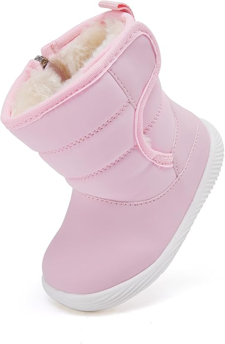 BMCiTYBM Baby Boy Girl Snow Boots Waterproof Winter Warm Booties Nonslip - Image 4