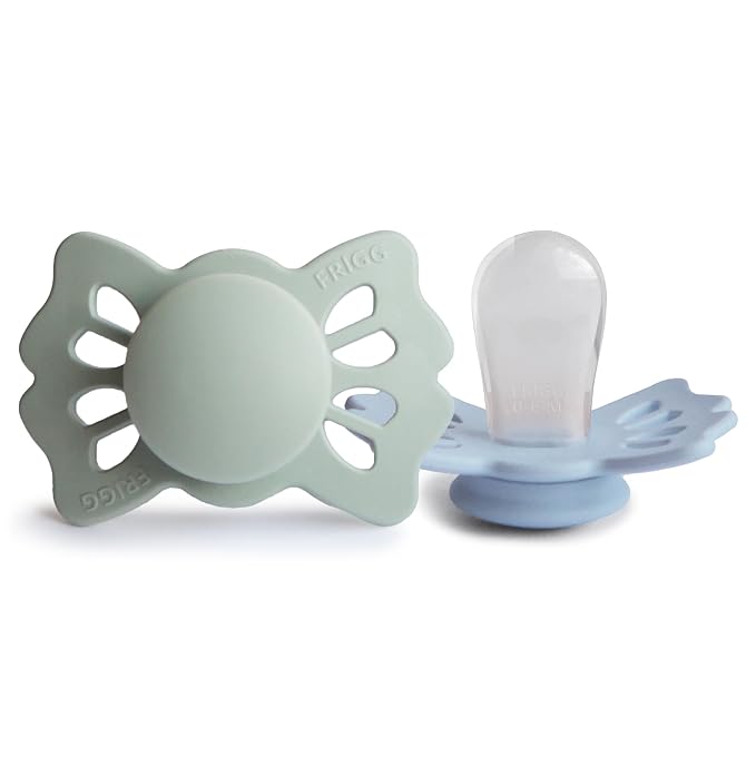 FRIGG Lucky Symmetrical SilkySoft Silicone Baby Pacifier | Made in Denmark | by mushie