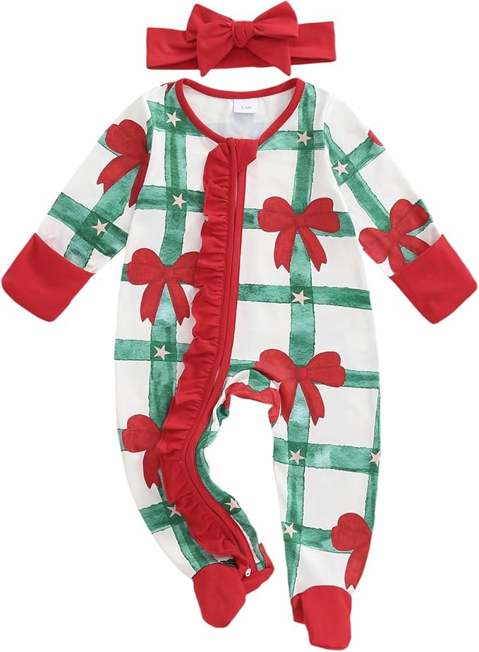CIYCUIT Baby Girls Cactus Footies Newborn Zip Up Onesie Romper by CIYCUIT