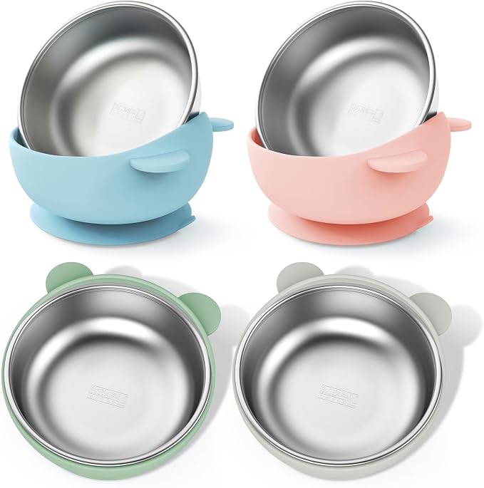 Stainless Steel Baby Bowls by Bakpoco