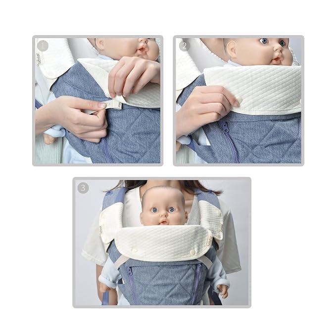 Bebamour Drool and Teething Reversible Cotton Pad - Image 6