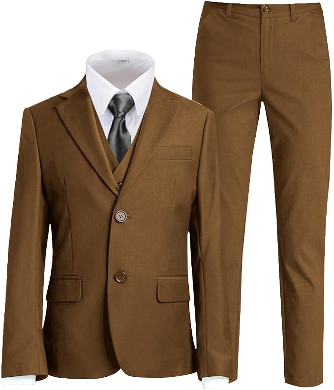 Boys Suit for Kids Tuxedo Suits for Wedding Formal Suit Set Toddler Boy Dress by Tomic