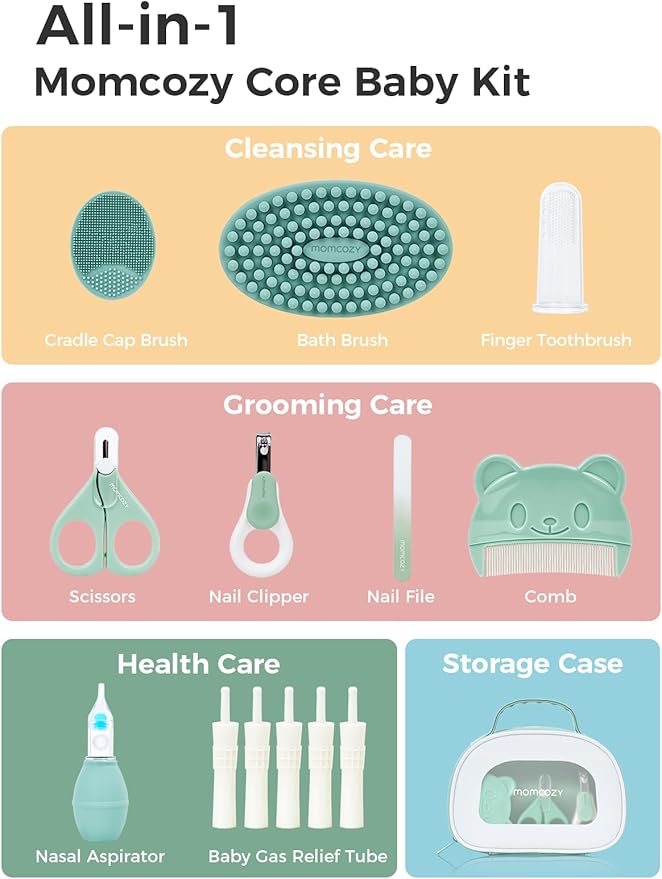 Momcozy Core Baby Kit, Baby Shower & Registry Essential Kit - Image 3