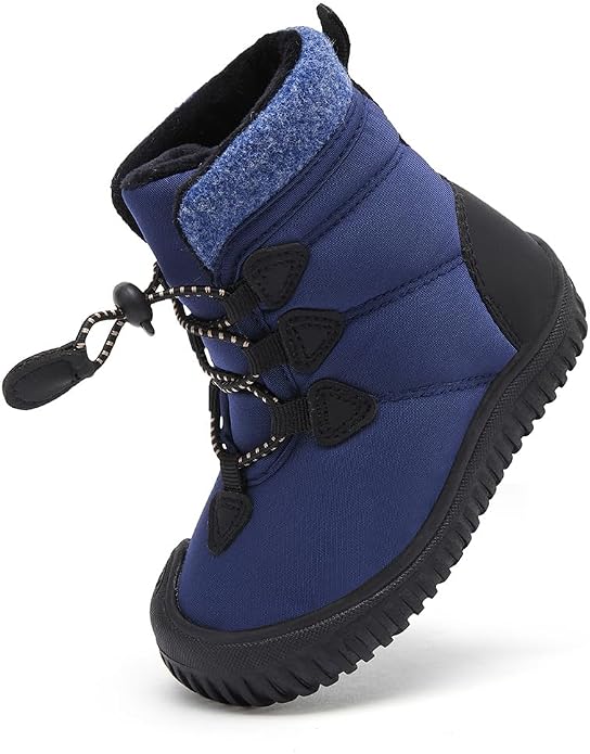 BMCiTYBM Toddler Baby Winter Snow Boots Boy Girl Faux Fur Warm Non Slip First - Image 3