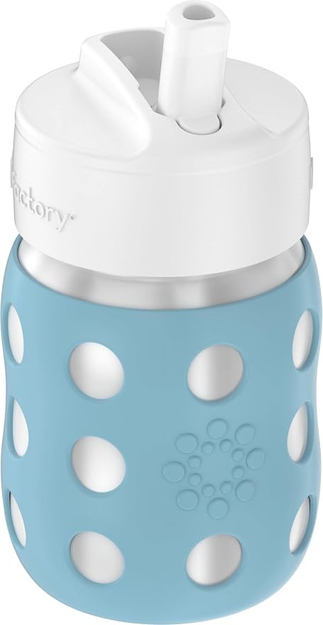 Lifefactory 8-Ounce Stainless-Steel Vacuum-Insulated Wide-Neck Baby Bottle - Image 2