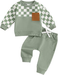 Toddler Baby Boy Fall Outfits Long Sleeve Crew Neck Pullover Sweatshirt + by Lucikamy