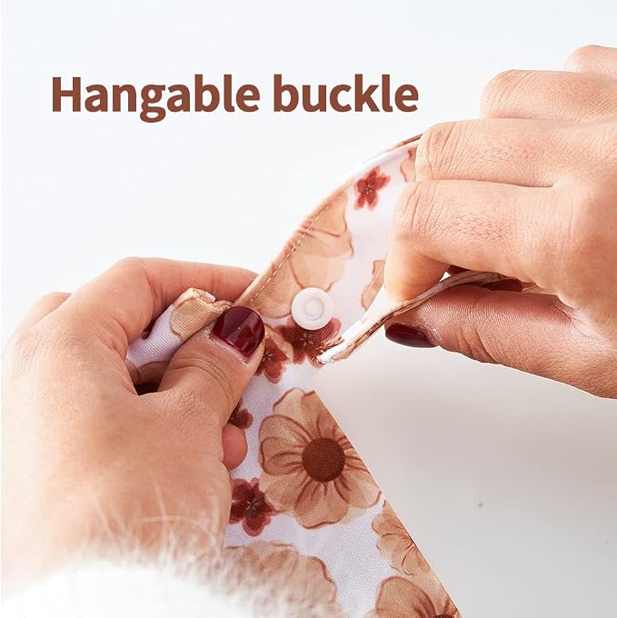 HappyFlute 9 Sets Newborn Baby Cloth Pocket Diapers One Size Adjustable Reusable - Image 6
