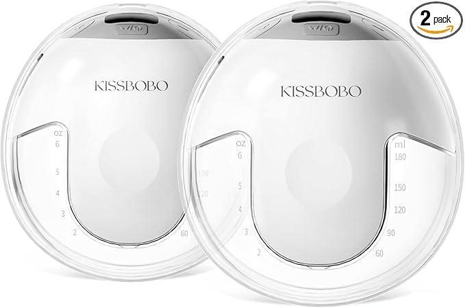 KISSBOBO Hands Free Breast Pump, Wearable Breastfeeding Pump by KISSBOBO