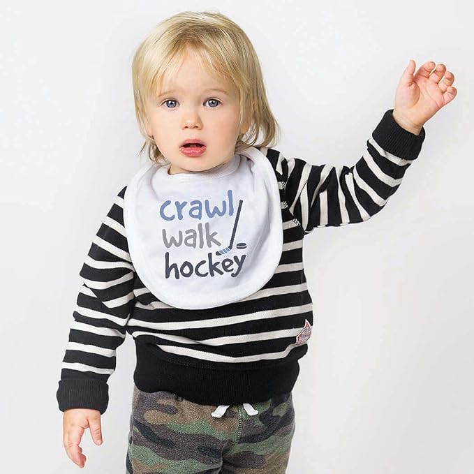 ChalkTalkSPORTS Hockey Baby & Infant Bibs | Soft Microfiber Ice Hockey Baby Bibs - Image 2