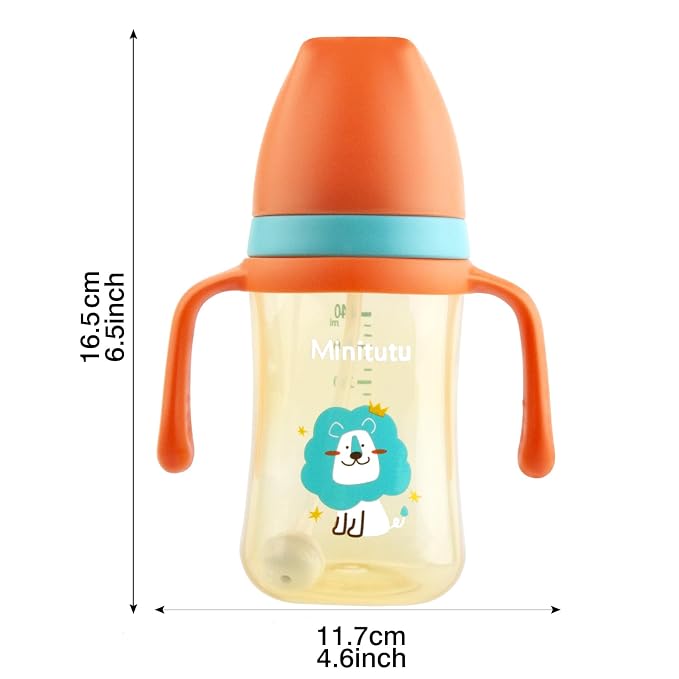 Qshare Sippy Cups for Toddlers, Weighted Straw Learner Cup - Image 2