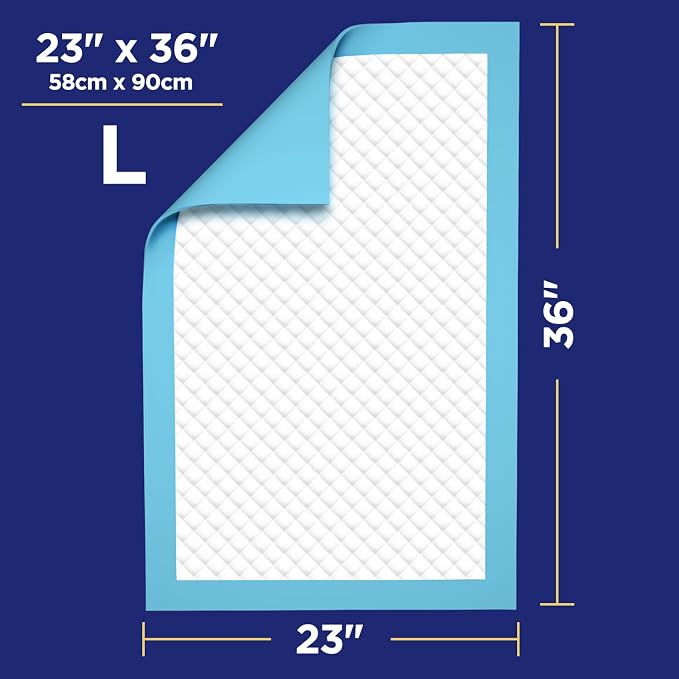 Disposable Bed Pads for Incontinence 23" x 36" - Image 2