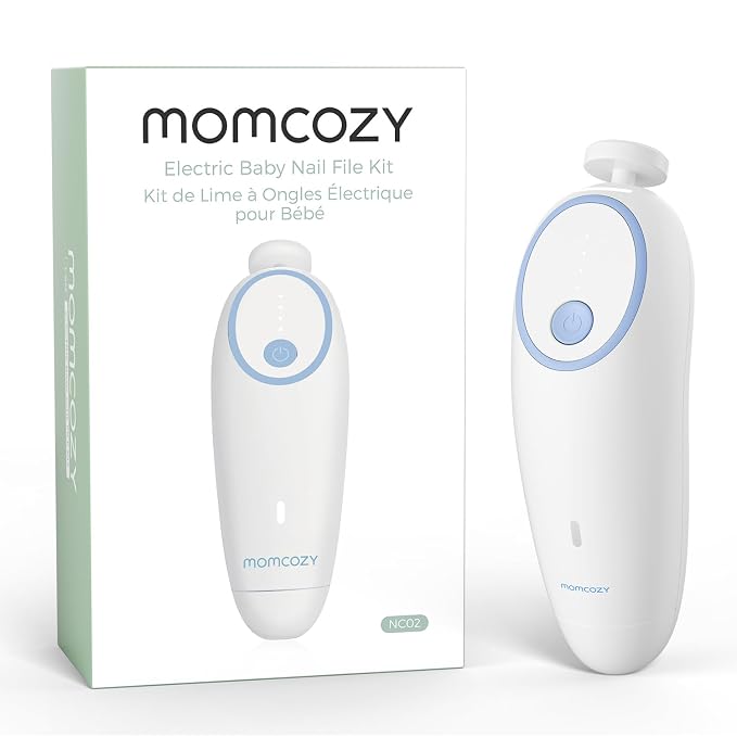 Momcozy Baby Nail File Electric, Gentle Baby Nail Trimmer Electric, Baby Nail - Image 8