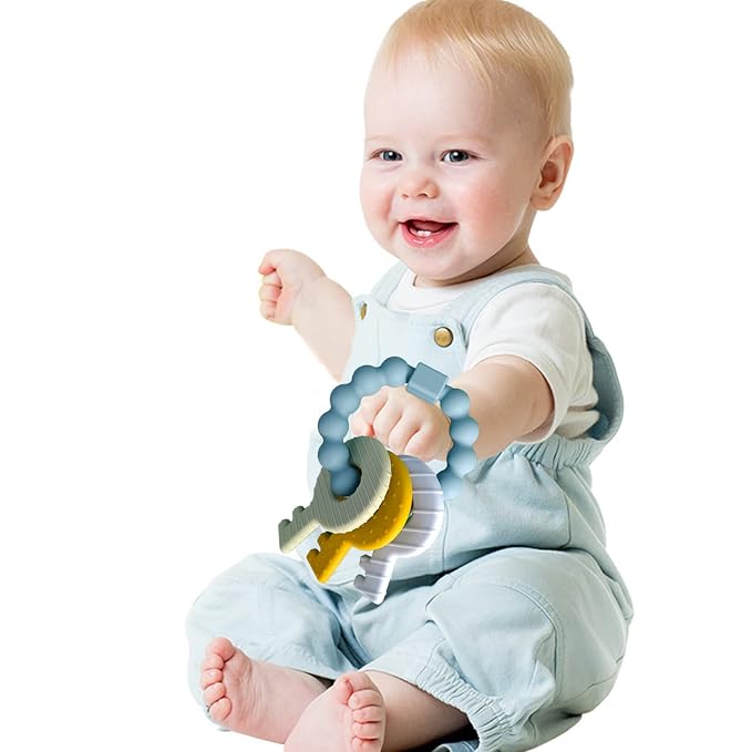 Baby Keys Teether Toys, Silicone Teething Toys - Image 7