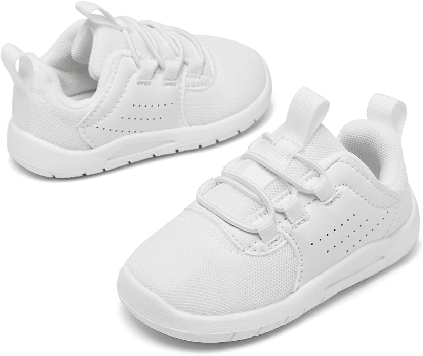 MORENDL Toddler Slip On Sneakers Baby Walking Shoes Non-Slip Breathable Unisex - Image 3