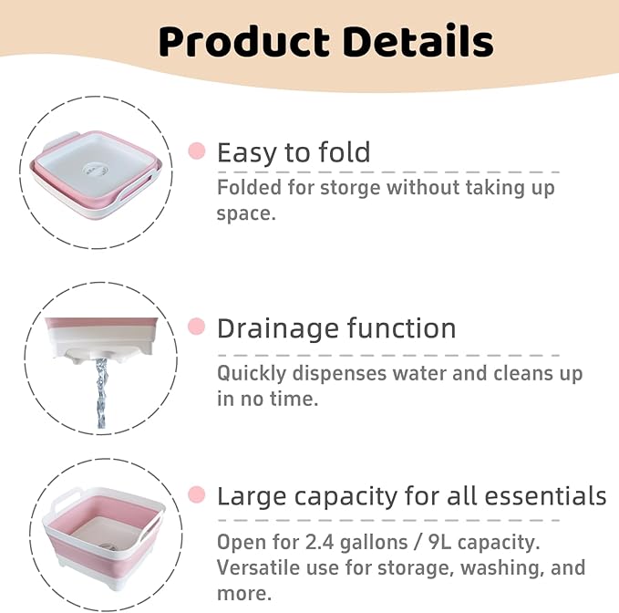 Collapsible Wash Basin for Baby Bottles - Image 5