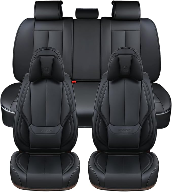 Coverado Car Seat Covers 5 Pieces, Full Set Universal Seat Covers - Image 6