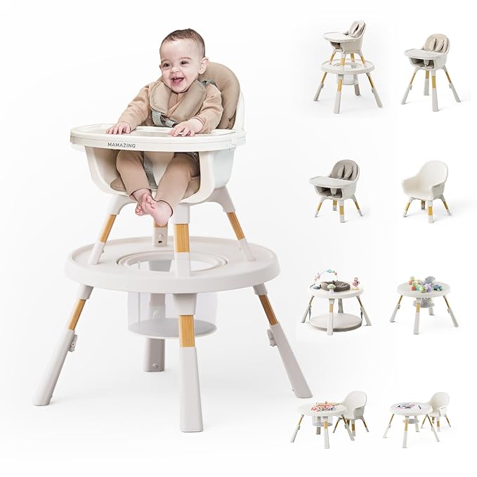MAMAZING 8-in-1 High Chair, Infant and Toddler High Chair by MAMAZING