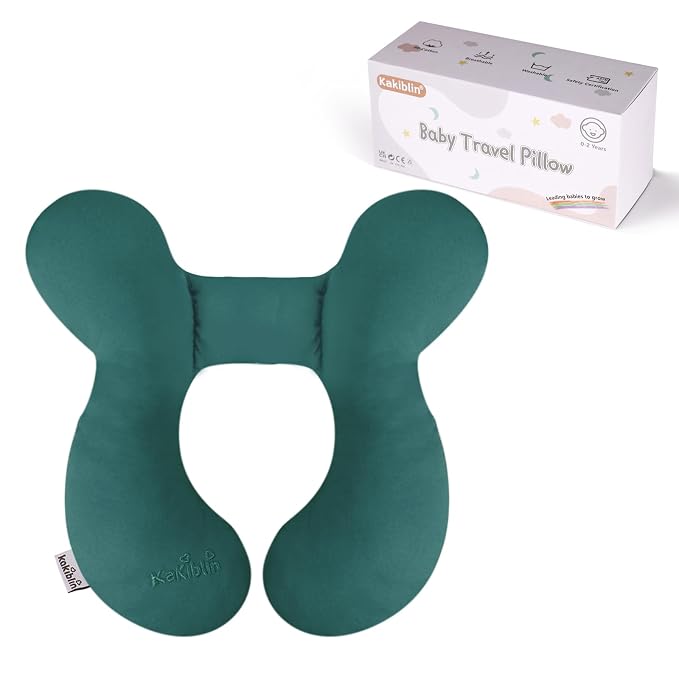 KAKIBLIN Baby Travel Pillow, Upgraded Baby Support Pillow by KAKIBLIN