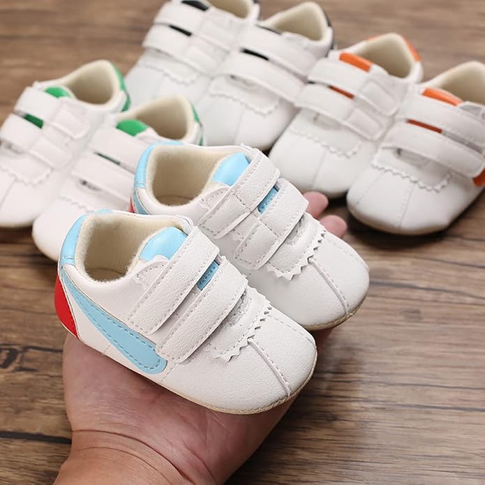 Clowora Baby Boys Girls Shoes Non-Slip Rubber Sole Sneakers Infant First - Image 6