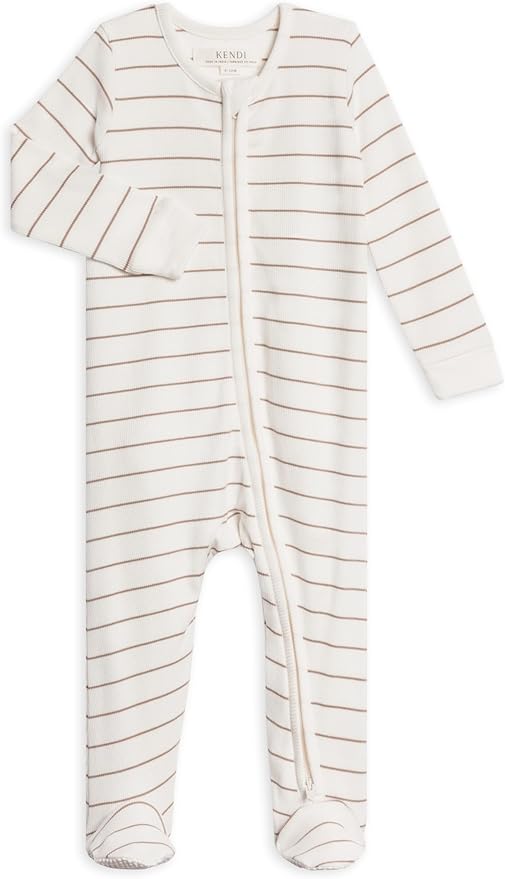 Colored Organics Baby Zip-Up Footed Sleeper by ColoredOrganics