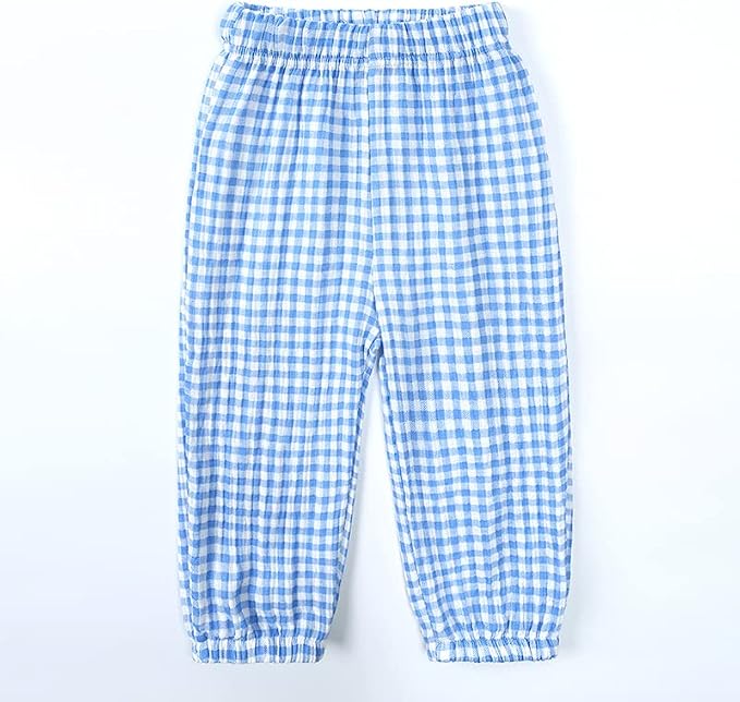 MYGBCPJS Baby Boys Girls Cotton Linen Trousers Kids Casual Ankle Pants Loose - Image 3