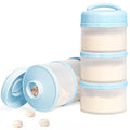Termichy Stackable Formula Dispenser Portable Milk Powder Container, 2 Pack by Termichy