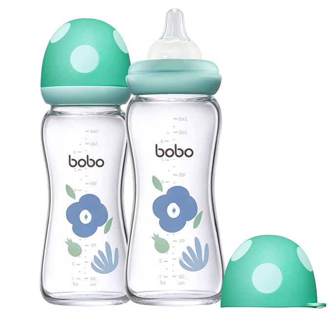 YOHKOH Natural Glass Baby Bottle by Home