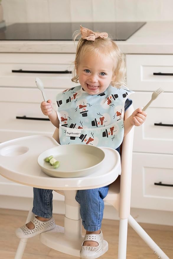 Tiny Twinkle Mess Proof Baby Bibs - Image 3