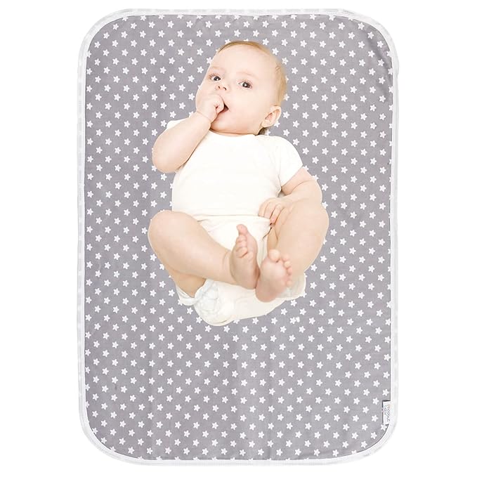 Baby Diaper Changing Pad, 21 5/8" x 31.5" Waterproof Changing Pad Liners 2Pack by PHOEBUSBABY