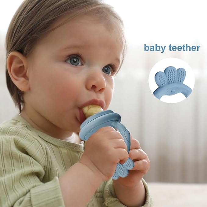 Baby Food Fruit Feeder, Breastmilk Baby Popsicle Molds, Silicone Teether - Image 3