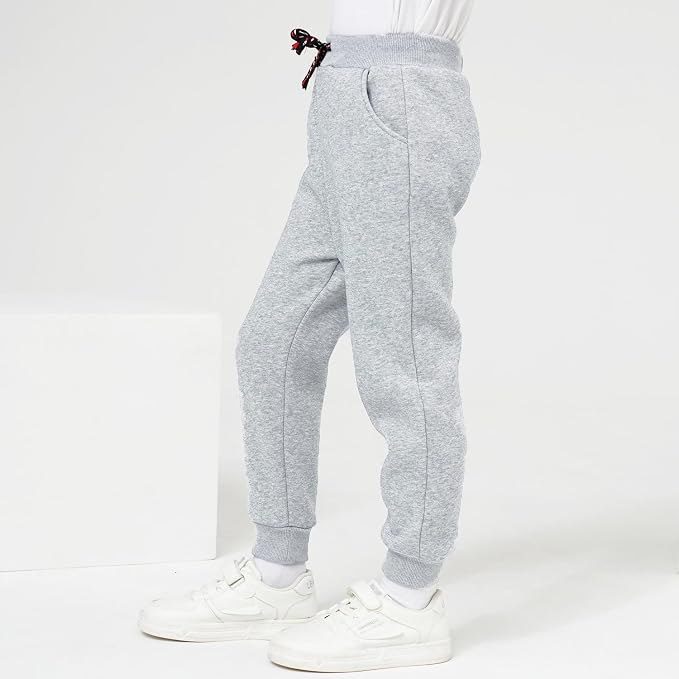 3 Pack Boy's and Girl's Fleece Pull on Jogger Sweatpant - Image 4
