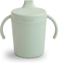 mushie Trainer Sippy Cup | Made in Denmark | Leak Resistant Twist-Off Lid & by mushie