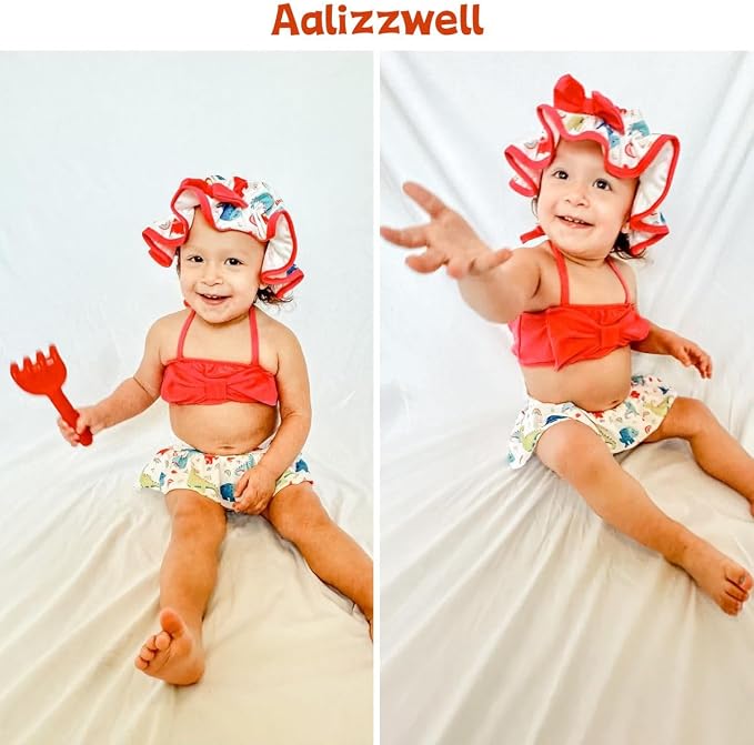 Aalizzwell Baby Girl 2-Piece Bikini Swimsuit - Image 3