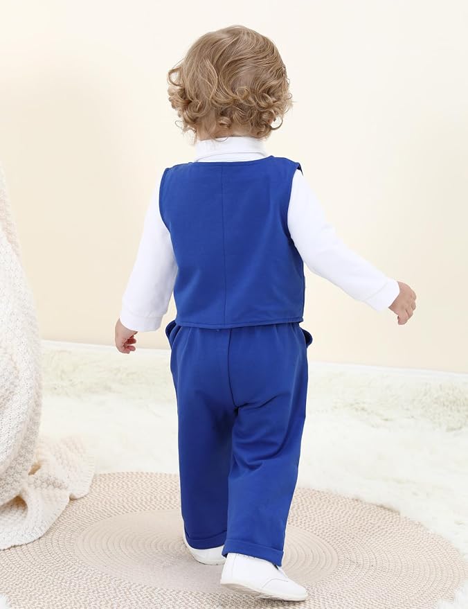 A&J DESIGN Baby Boy Suits Clothes Infant Toddler Formal Gentleman Outfits - Image 3