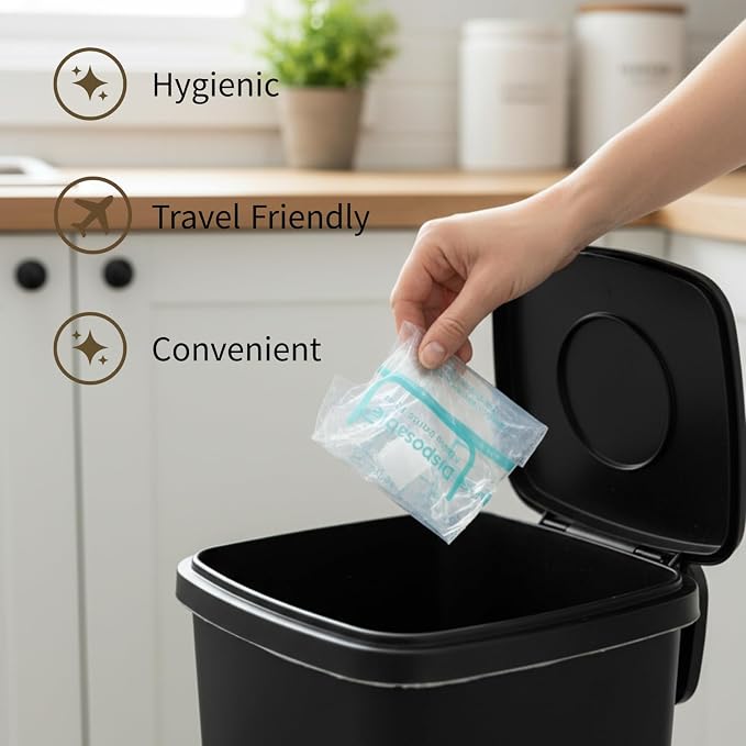 MOTHER-K Disposable Baby Bottle Liner, Must-Have Baby Travel Essentials - Image 4